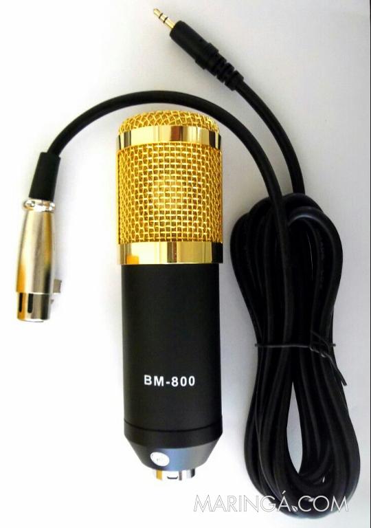 Kit microfone condensador Bm 800 De R$229,00 por R$149,00