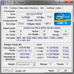 Processador Intel i5-3570K