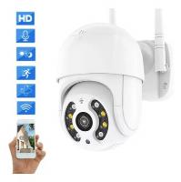 Kit 2 Câmera Ip Wifi Dome Rotativa Visão Noturna A8 a prova d'água