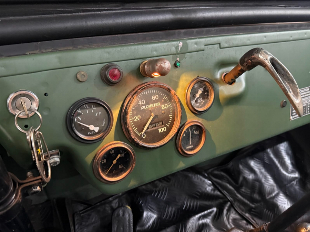 Jeep Willys Militar 4x4 Placa Preta 1950