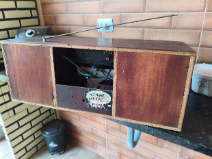 RÁDIO CORUJINHA COM TOCA-FITAS