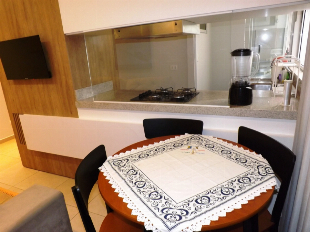 ALUGA-SE APTO MOBILIADO ED. MORRO DAS OLIVEIRAS PROX. AO PQUE DO INGÁ
