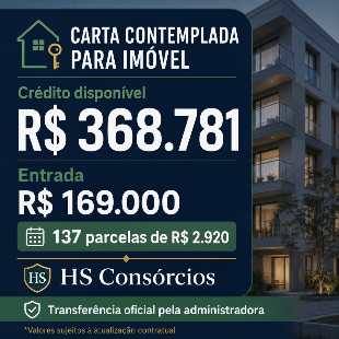 🏠 CARTA CONTEMPLADA PARA IMÓVEL – HS CONSÓRCIOS