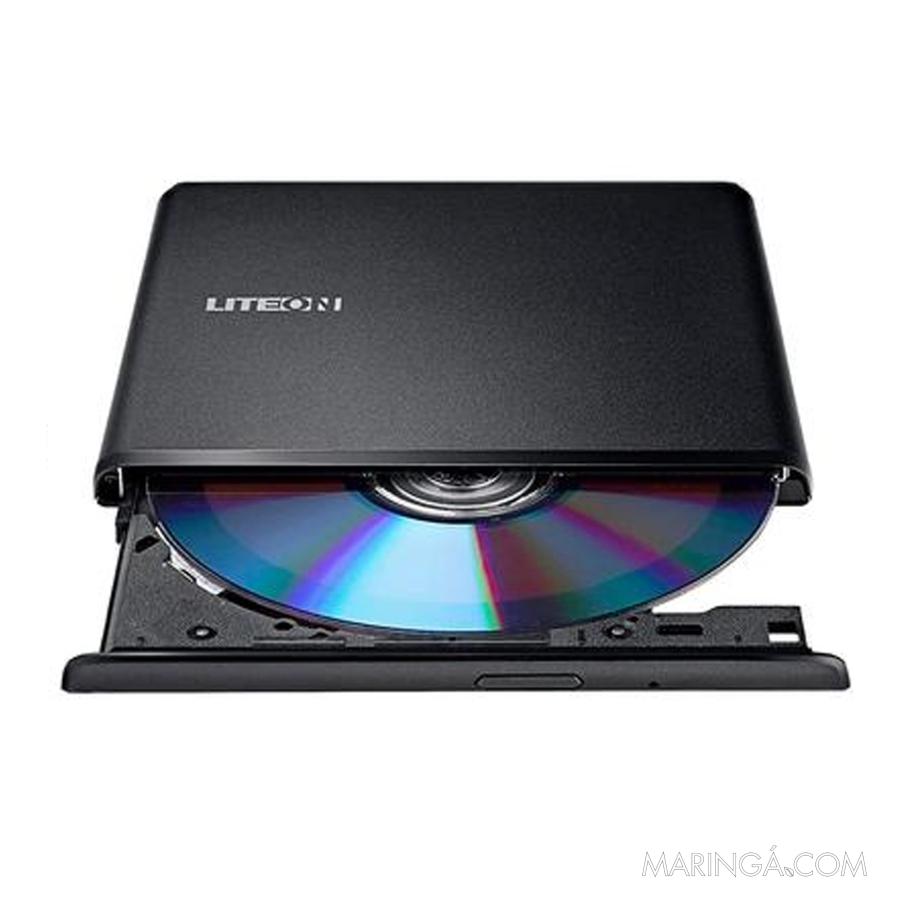 Gravador de DVD Portatil LiteON ES1-11 Slim USB