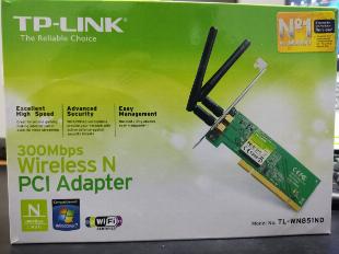 Adaptador TP-LINK PCI Wireless N 300Mbps