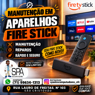 Manutenção em Aparelhos Fire Stick