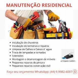 Marido de aluguel - Manutenção residencial e predial