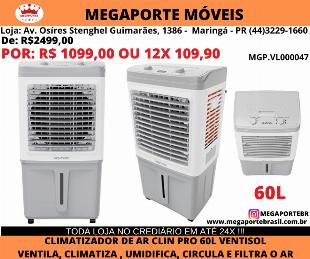 Climatizador Ventisol 60 Litros Umidificador 127v