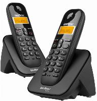 Telefone Sem Fio Intelbras Ts3112 Digital Com Ramal Adicional Preto