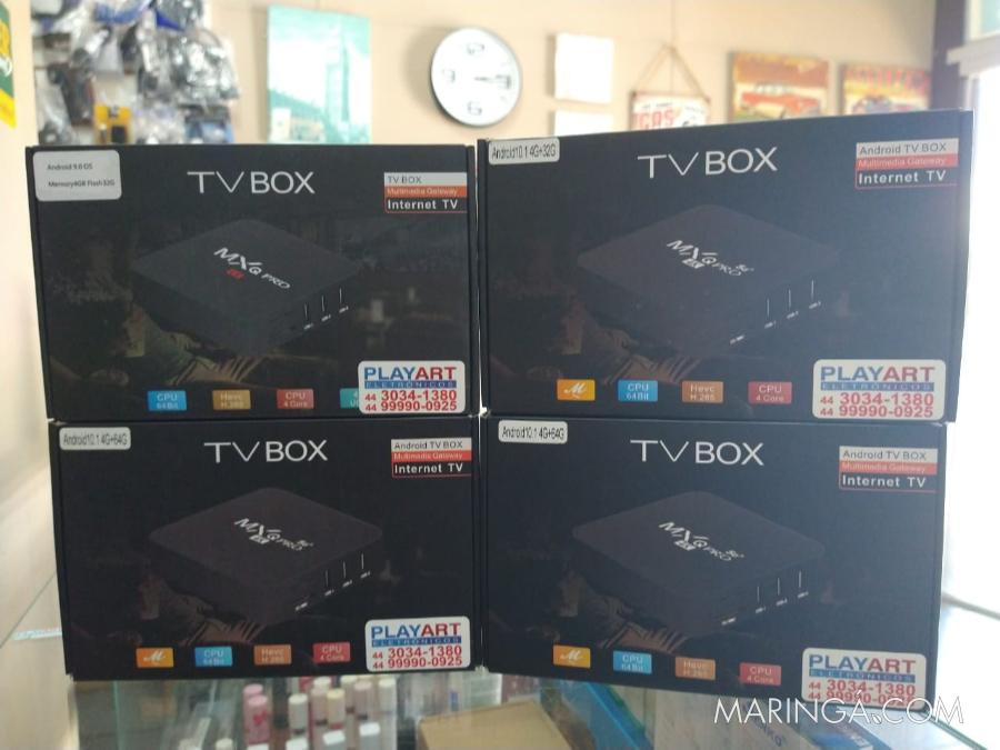 Tv Box em Maringá 10X 34,00 no Cartão de credito