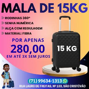 Mala de viagem 15kg