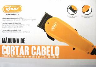 Kit com máquina de cortar cabelo 127v + máquina de pézinho e barbear recarregável De R$199,00 por R$179,00