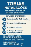Portão eletrônico - concerto - manutenção - instalação.