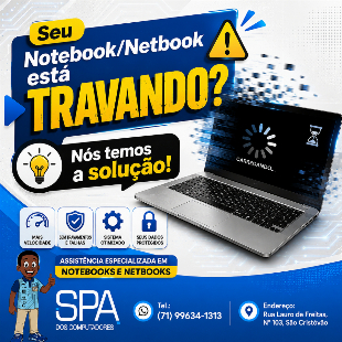 Notebook e Netbook Travando em Salvador e região