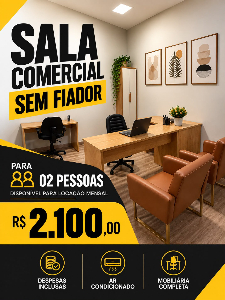 Imagem do anuncio SALA COMERCIAL SEM FIADOR