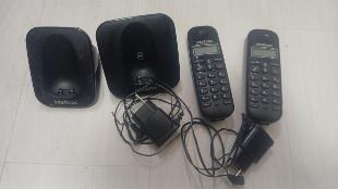 2 Telefones Sem Fio Intelbras Ts3112 Com Identificador Ramal Cor Preto (USADO)