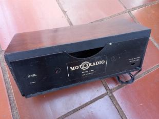 RÁDIO MOTORADIO 06 FAIXAS CAIXA DE MADEIRA ANTIGO