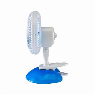 Ventilador De Mesa Ventisol Mini 20Cm Com Clip Branco/Azul 127V
