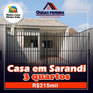 Casa com 2 quartos, 56m², à venda em Sarandi, Jd Bom Pastor