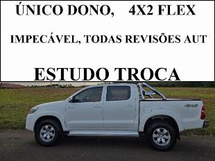 Hilux SRV 4x2 FLEX, ÚNICO DONO, IMPECÁVEL, SEM RETOQUES, TODAS REVISÕES AUTORIZADA