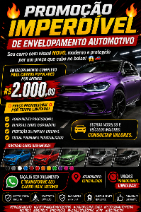 Imagem do anuncio Envelopamento de carro