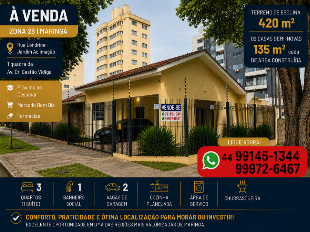 Imagem do anuncio VENDE-SE DUAS CASAS – ZONA 28 | MARINGÁ | (44) 99145-1344