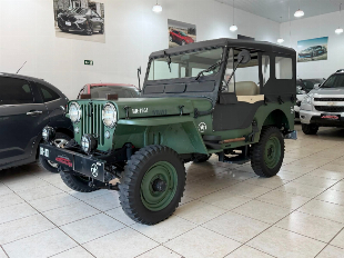 Jeep Willys Militar 4x4 Placa Preta 1950