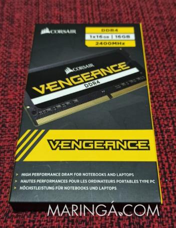 Memória Corsair Vengeance, Memória Corsair MacMemory - DDR4 - 1X 16GB, 2400MHz, DDR4, Notebook, C16 - CMSX16GX4M1A2400C16