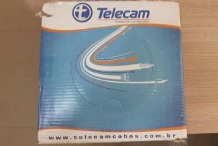 Cabo Coaxial 59 Telecam 95% Malha Cabo para TV