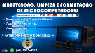 Manutenção de computadores e instalação do Windows (10 & 11)!