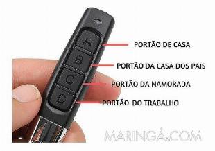 Controle remoto para alarme e portão