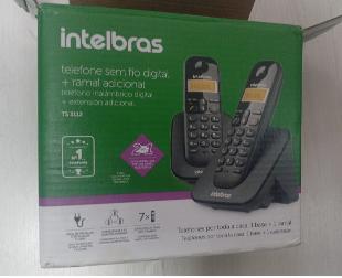 Imagem do anuncio 2 Telefones Sem Fio Intelbras Ts3112 Com Identificador Ramal Cor Preto (USADO)