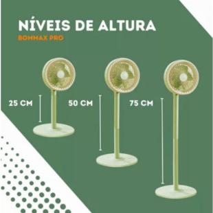 Ventilador de Circulação Vento super Forte Bommax 100w