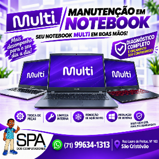 Imagem do anuncio Assistência Técnica, Conserto e Manutenção em Notebook e Netbook Multilaser em Salvador e região