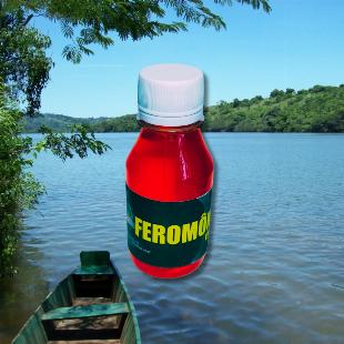 Feromônio líquido para atrair peixes