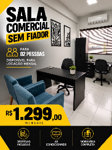 Imagem do anuncio SALA COMERCIAL SEM FIADOR CENTRO DE MARINGÁ