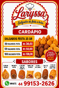 Laryssa Salgados e Doces / Salgados de festas e bolos