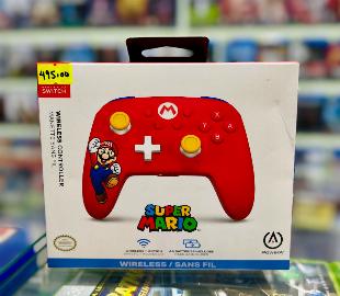 Controle PowerA Wireless Super Mario para Nintendo Switch