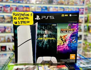 PlayStation 5 Slim 1TB Edição Digital C/ 2 Jogos Novo Lacrado