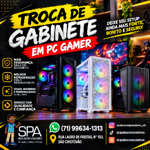 Troca de Peças em Pc Gamer em Salvador e Região