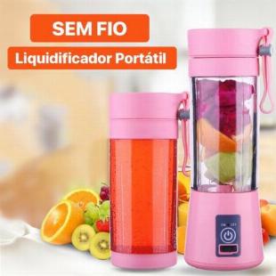 Mini Liquidificador Portatil Shake Juice Cup 6 Laminas Recarregavel