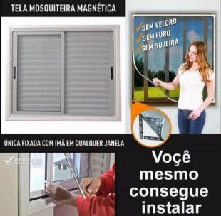 Tela Mosquiteiro Proteção Total Contra Insetos 1,50cmX1,80cm ajustável