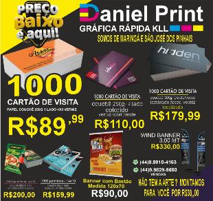 Imagem do anuncio Há mais de 10 anos em Maringá.  Cartão de visita por apenas R$90,00 o milheiro  1.000 panfletos 10x14 por R$159,99  💰 Pagamento total só na entrega!