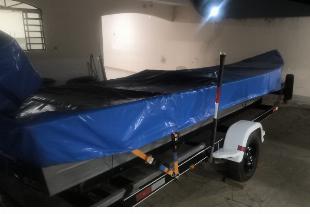 VENDE-SE  BARCO MOTOR E CARRETA