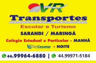Transporte escolar de Sarandi a Maringá