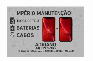 Telas e baterias para celular - Aceito cartão
