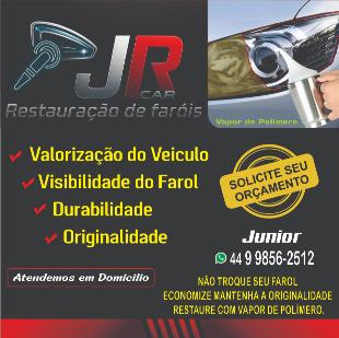 Restauração de Faróis c/ Vapor de Polímero