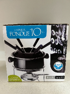 Imagem do anuncio Conjunto Fondue completo Carne e Queijo Rich Well 10 peças Novo