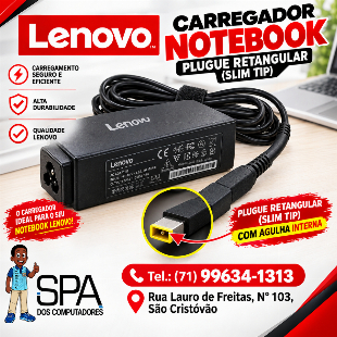 Fonte Carregador Notebook Lenovo em Salvador e Região