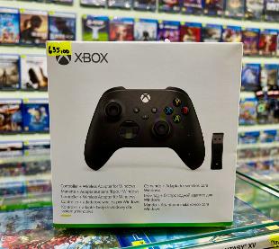 Controle Xbox + Adaptador Wireless para Windows Novo Lacrado